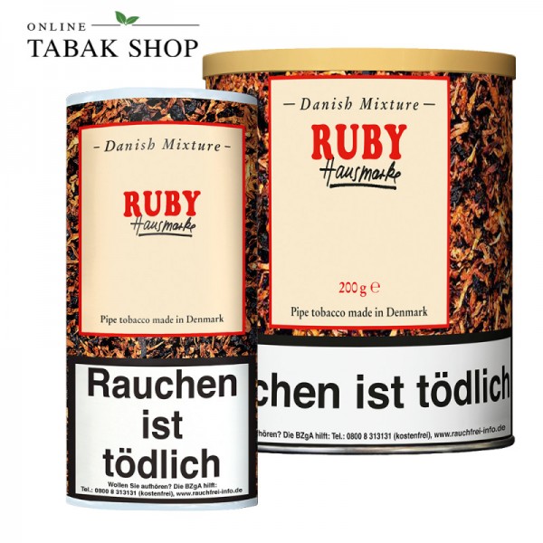 Danish Mixture Ruby Pfeifentabak (Bitte Grammatur wählen)