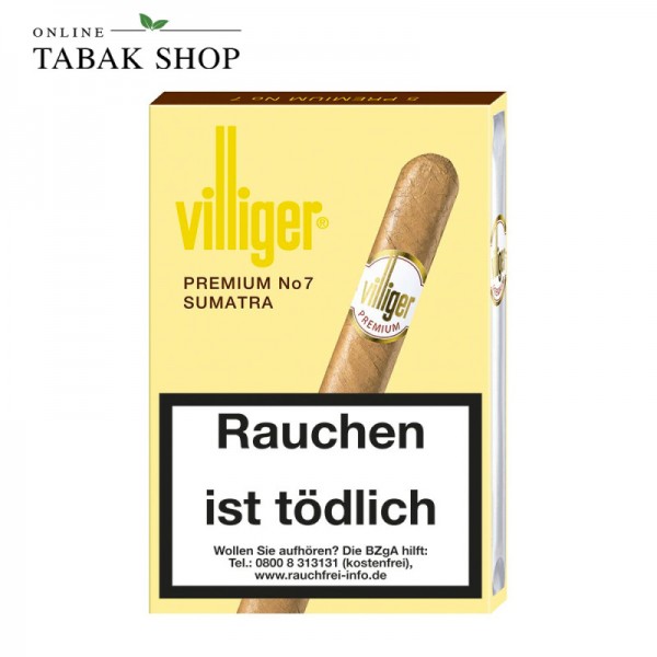 Villiger Premium No.7 Sumatra Zigarren/Zigarillos 5er Schachtel