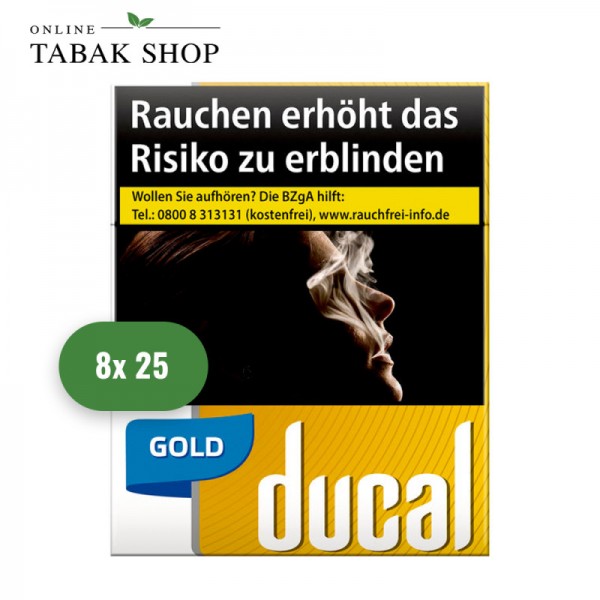 Ducal Gold Zigaretten XL (8 x 25er)