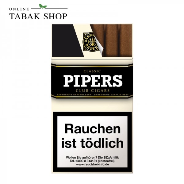 Pipers Club Cigars Classic Zigarillos 10er Packung