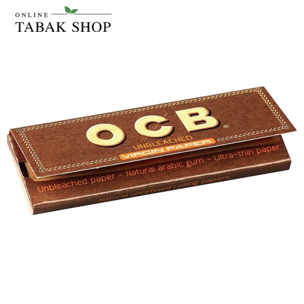 OCB Unbleached Zigarettenpapier Blättchen (1x 50er)