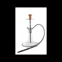 Kaya Shisha Clear INOX 630 BORO Sebulba XM 2S - silber (ca. 54cm)