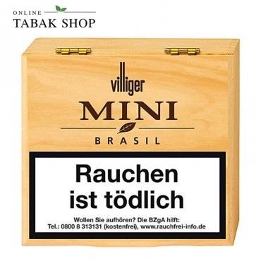 Villiger Mini Brasil Zigarillos 50er Holzkiste