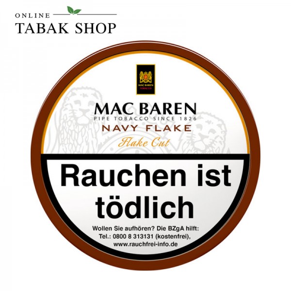 Mac Baren Navy Flake Pfeifentabak 100g Dose