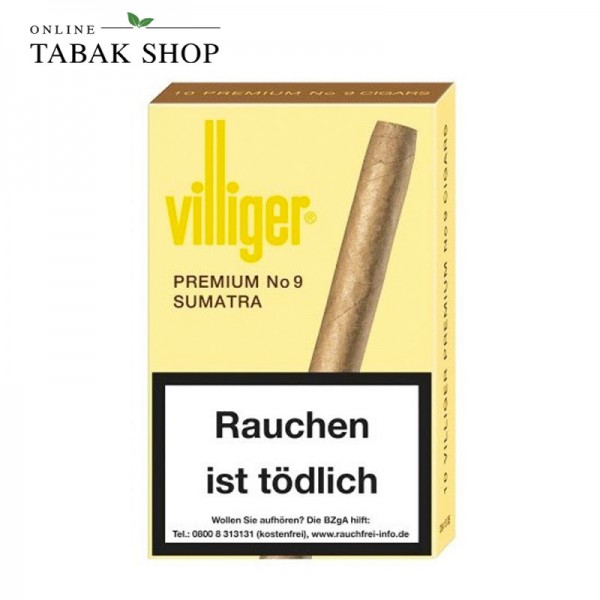 Villiger Premium No.9 Sumatra Zigarren 10er Schachtel