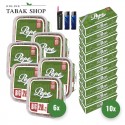Pepe Rich Green Volumentabak (6 x 170g) + 2.000 Hülsen (wählbar) + 1 Sturmfeuerzeug + 2 Feuerzeuge