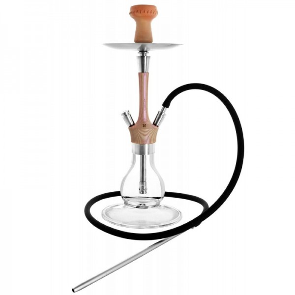Kaya Shisha Clear MADERA 630XS BORO Ash Reflek 2S - pink (ca. 54cm)