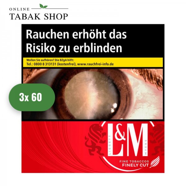 L&M Red Label Zigaretten 7XL (3 x 60er)