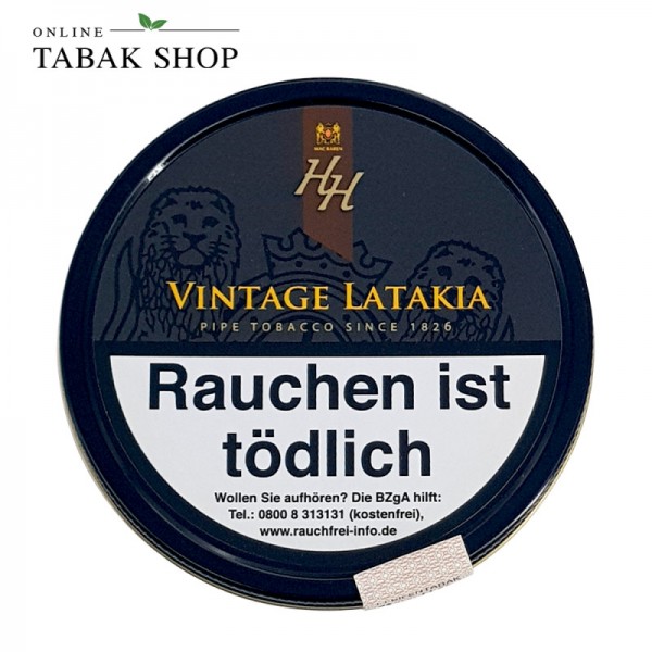 HH Vintage Latakia Pipe Tobacco Pfeifentabak (1x 50g) Dose