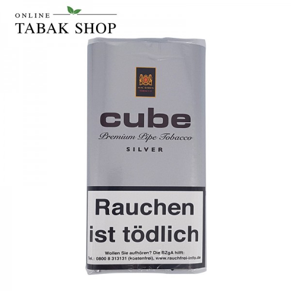 Mac Baren Cube Silver Pfeifentabak 40g Pouch