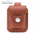 Zippo Leder Feuerzeugtäschchen Etui braun