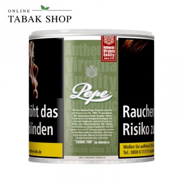 PEPE Rich Green Tabak Feinschnitt 80g Dose