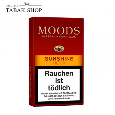 Moods Sunshine Filter Zigarillos 10er Schachtel
