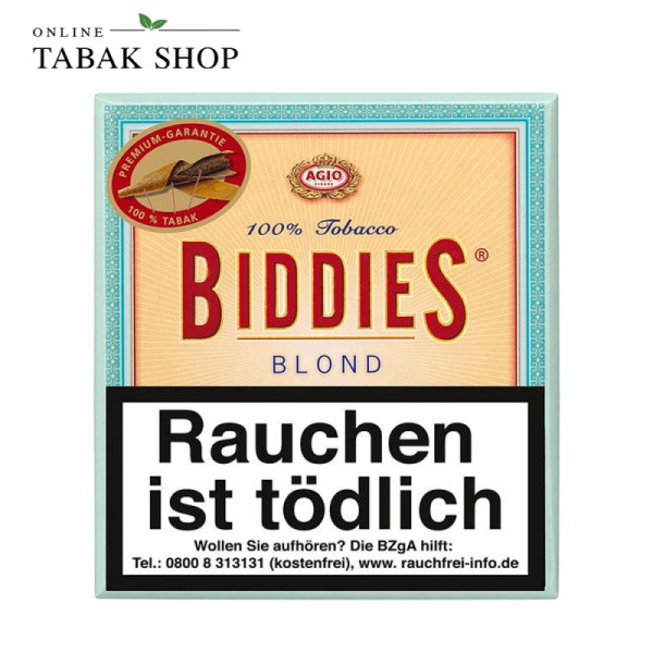 Biddies Blond Zigarillos 20er Schachtel