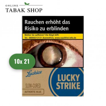 Lucky Strike Authentic Blue Zigaretten XXL (10 x 21er)