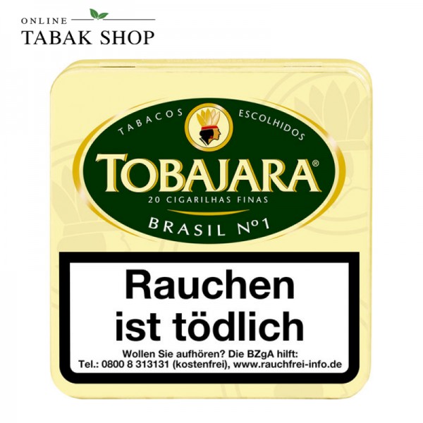 Tobajara No.1 Brasil Zigarillos 20er Packung