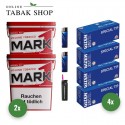 Mark 1 Tabak (2 x 320g) + 1.000 Hülsen (wählbar) + 2 Feuerzeuge + 1 Sturmfeuerzeug