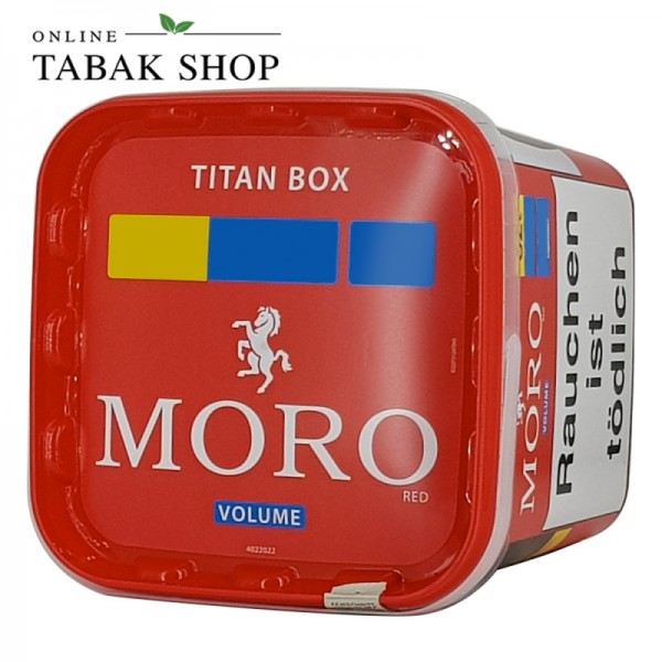 Moro Tabak Rot 325g Titan Eimer