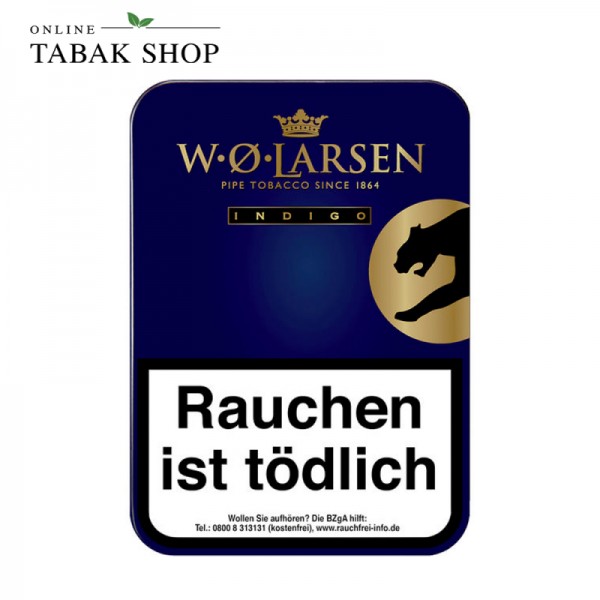 W.O. Larsen Indigo Pfeifentabak Dose (1x 100g)