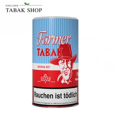 Farmer Rot Tabak / Pfeifentabak 160g Dose