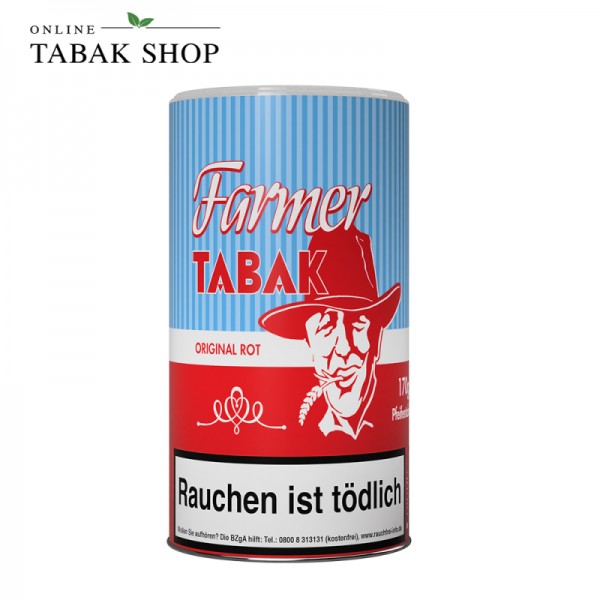 Farmer Rot Tabak / Pfeifentabak 160g Dose