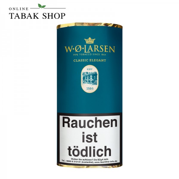 W.O. Larsen Classic Elegant Pfeifentabak 50g Pouch