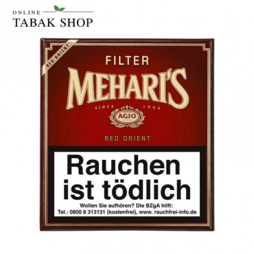 Mehari's Red Orient Filter Zigarillos 20er Schachtel