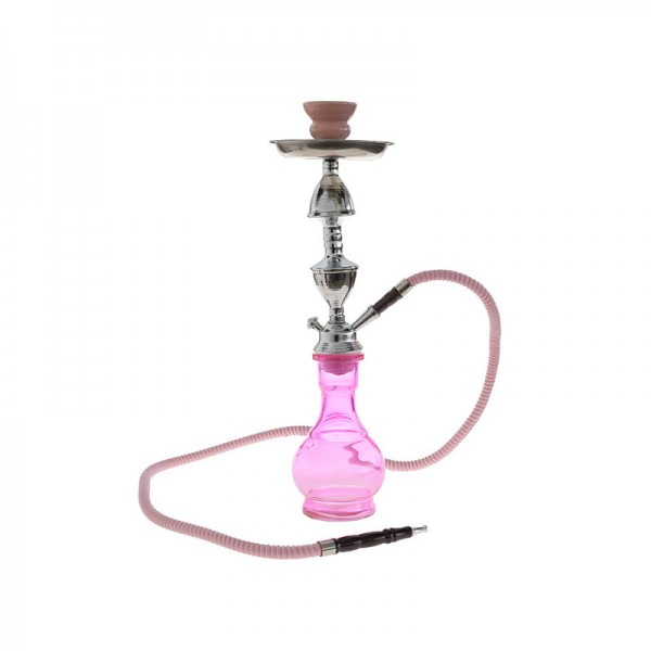 Shisha Shpere in Pink mit 1 Schläuch, 46 cm