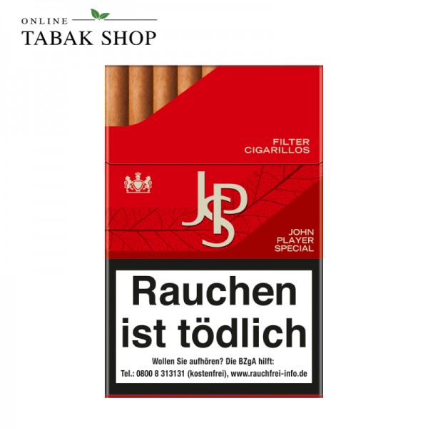 JPS Red Filter Cigarillos 17er Schachtel