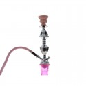 Shisha Shpere in Pink mit 1 Schläuch, 46 cm