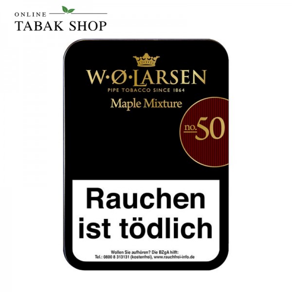 W.O. Larsen Maple Mixture No.50 Pfeifentabak Dose (1x 100g)