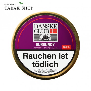 Danske Club Burgundy Pfeifentabak Dose (1x 100g)