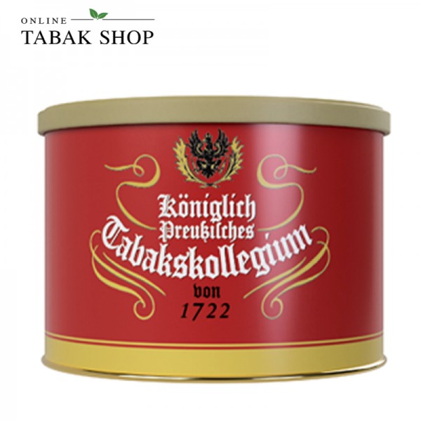 Königlich Preußisches Tabakskollegium von 1722 Pfeifentabak Rot 100g Dose