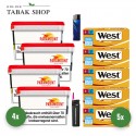 PARAMOUNT Tabak Megabox (4 x 125g) + 1.000 Hülsen + 1 Feuerzeug + 1 Sturmfeuerzeug