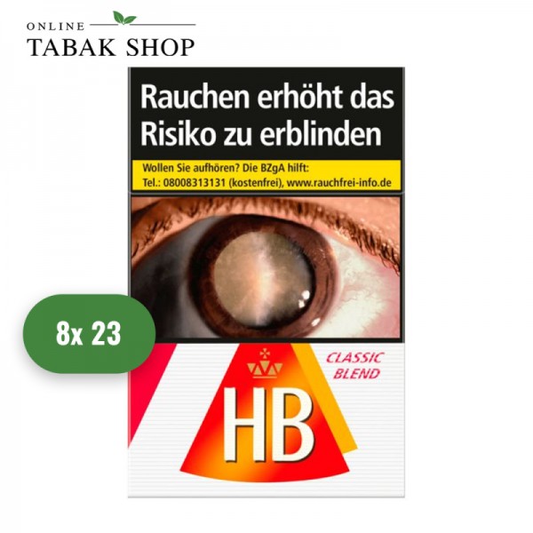 HB Classic Blend Zigaretten Giga (8 x 23er)