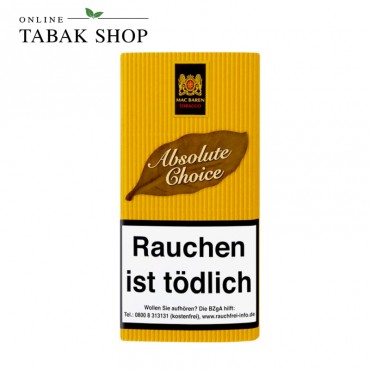 MAC BAREN "Absolute Choice" Pfeifentabak (1x 40g) Pouch