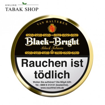 Van Halteren Black & Bright Pfeifentabak (Bitte Grammatur wählen)