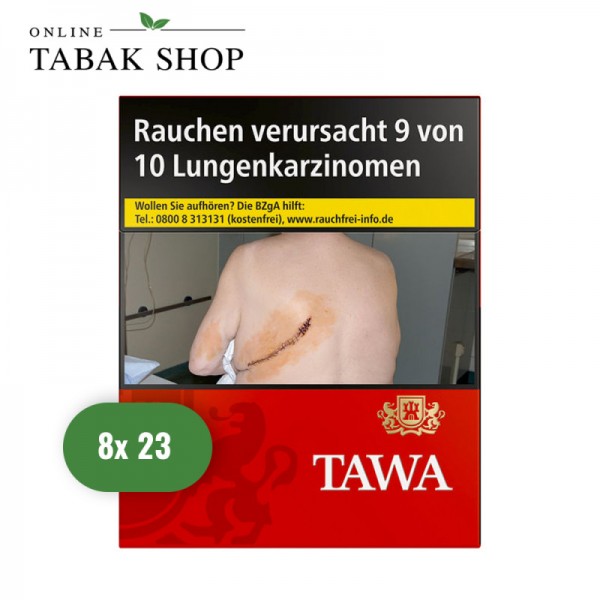Tawa Red Zigaretten XL (8 x 23er)