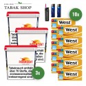 Paramount Tabak Gigabox (3 x 230g) + 2.000 Hülsen + 2 Feuerzeuge + 1 Sturmfeuerzeug