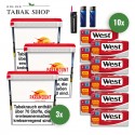 Paramount Tabak Gigabox (3 x 230g) + 2.000 Hülsen + 2 Feuerzeuge + 1 Sturmfeuerzeug
