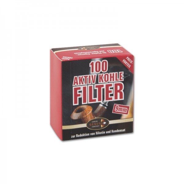 Ermuri Aktiv Kohlefilter Pfeifenfilter 9mm