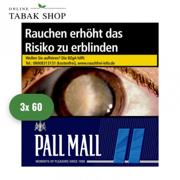 Pall Mall Blue Hercules Zigaretten (3 x 60er)
