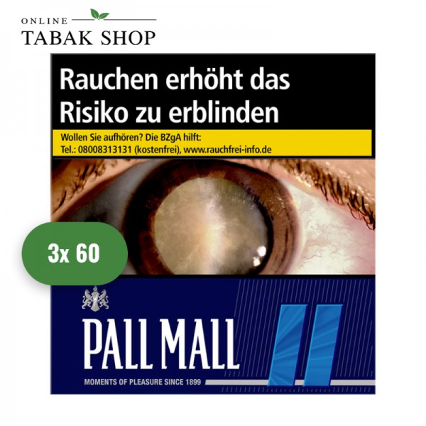 Pall Mall Blue Hercules Zigaretten (3 x 60er)