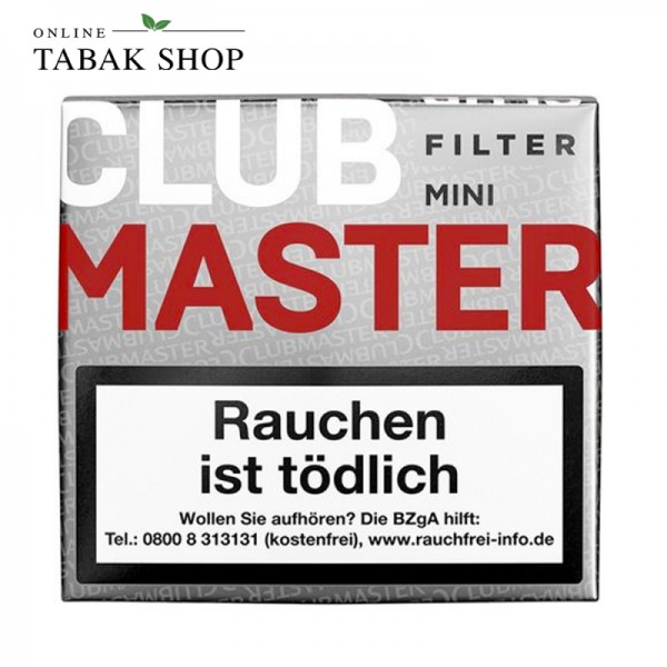 CLUBMASTER "Mini Red Filter" Zigarillos [No. 222] 5er / 20er
