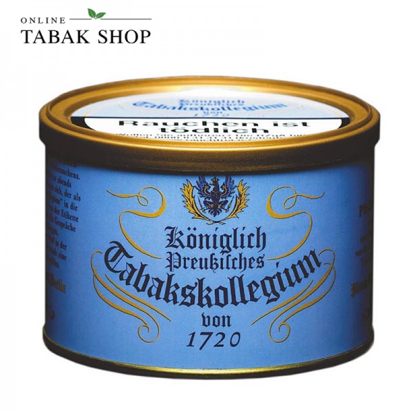 Königlich Preußisches Tabakskollegium von 1720 Pfeifentabak Blau 100g Dose