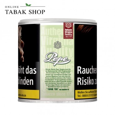 Pepe Bright Green Tabak 80g Dose