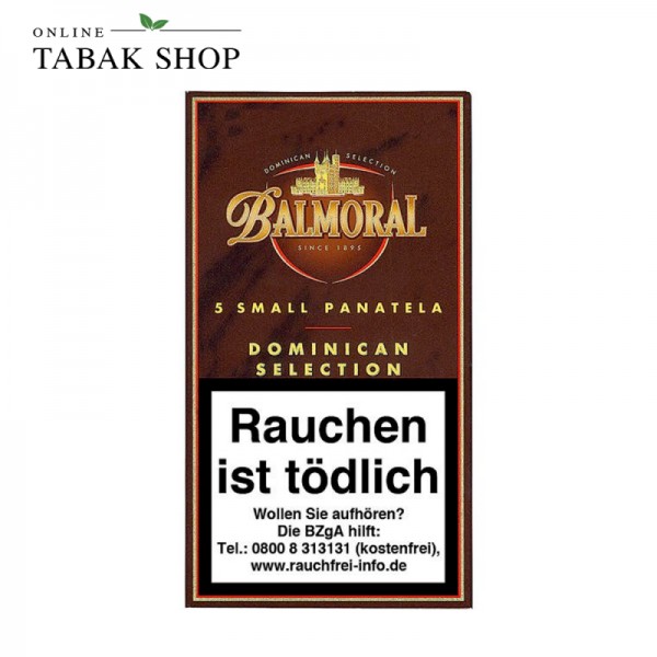 Balmoral Small Panatela Dominican Selection 5er Schachtel