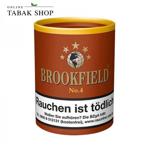 Brookfield No.4 Black Bourbon Pfeifentabak 200g Dose