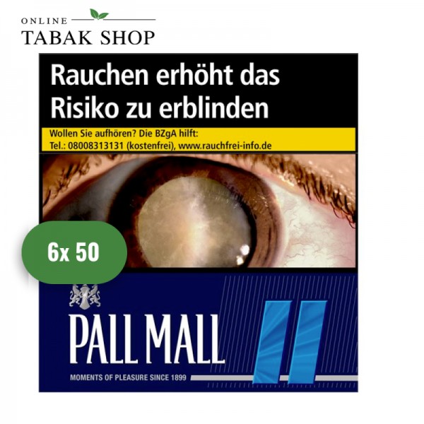 Pall Mall Blue Zigaretten Jumbo (6 x 50er)