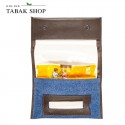 Zippo Tabakbeutel / Tabaktasche Jeans-Lederoptik in Geschenkbox